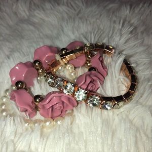 Triple Stacked bracelets🥰